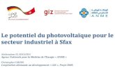 Le potentiel du photovoltaأ¯que pour le secteur industriel أ  Sfax 2015. 4. 17.آ  Sfax est trأ¨s bien