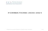 FORMATIONS 2020-2021 · 2021. 1. 7. · Programme de formations 2020-2021 du Réseau doctoral - 05/01/2021 4 / 20 Parcours à définir avec le RDSP pour la valorisation des crédits