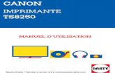 CANON - Darty PROLINE REFRIGERATEUR BRF40 IMPRIMANTE TS8250 CANON MANUEL D'UTILISATION Besoin d'aide