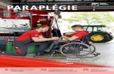 PARAPLÉGIE · 2019. 9. 4. · Paraplégie, septembre 2019 7 Insertion professionnelle Un apprenti comme les autres L’insertion sur le marché du travail des personnes en fauteuil