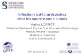 Infections ostأ©o-articulaires chez les nourrissons < 3 mois ... Boiterie Nأ©crose tأھte fأ©morale Pseudarthrose