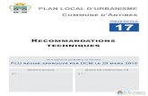 Recommandations techniques - Antibes Juan-les-Pins · 2019. 4. 10. · DTU P 18-702 Règles BAEL 91 - Règles techniques de conception et de calcul des ouvrages et constructions en