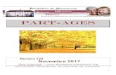 PART-AGES · 2017. 11. 7. · d’aujourd’hui (Edith PIAF, Jo DASSIN, Johnny HALLIDAY, Céline DION, Patrick BRUEL…). Du goût, des couleurs et des épices pour « les rencontres