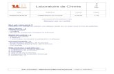 Laboratoire de Chimie - MODOP CREUSOT/IUT Le Creusot/Laboratoire de C… · Illustration du materiel utilisé . LABORATOIRE DE CHIMIE Savoir-Faire - Attaque par un acide REFERENCE