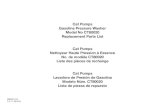 Cat Pumps Nettoyeur Haute Pression à Essence Lavadora de · PDF file 2012. 11. 13. · Cat Pumps Gasoline Pressure Washer Model No CT80020 Replacement Parts List Cat Pumps Nettoyeur