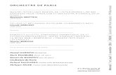ORCHESTRE DE PARIS Grande Salle Pierre Boulez ...ORCHESTRE DE PARIS QUATRE INTERLUDES MARINS, DE «PETER GRIMES », OP. 33A SÉRÉNADE POUR TÉNOR, COR ET ORCHESTRE À CORDES, OP.