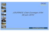 JOURNEE Club Ouvrage d’Art 30 juin 2010 - Ceremapiles.cerema.fr/IMG/pdf/presentation_coa_30_06_2010_cle...0 10 20 30 40 50 60 Profondeur en m Volume de béton en m3 5 15 25 30 35