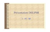 Présentation DELPHI - Lagout...- Delphi est un logiciel destiné à créer des logiciels avec ce langage. l Delphin'est qu'un enrobage, une enveloppe de confort autour de Pascal,