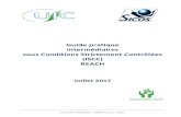 Guide pratique Intermédiaires sous Conditions Strictement … · Guide pratique pour les Intermédiaires sous condition s strictement contrôlées (ISCC) - UIC/SICOS Biochimie 2017.