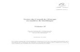 INF 2010 2 vol II textes CoE bio thique FCDBI/INF (2010) 2 Textes du Conseil de l'Europe en matière de bioéthique Volume II Direction Générale III – Cohésion Sociale Service