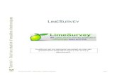 limesurvey - Académie de Versailles · 2017. 10. 18. · de passe et le lien pour accéder à LimeSurvey. 1 ÈRE CONNEXION Clic sur le lien d’accès à l’application. CONNEXION