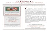 LA Gazette de la Librairie Monte-Cristo N°3 Octobre 2019 N ...librairiemontecristo.com/images/G3.pdf2 Librairie Monte Cristo La Gazette N 3, Novembre 2019 N P Jules Verne : un étrange