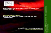 RESSOURCES PÉDAGOGIQUES 2017-2018 Richard ......Jeudi 7 décembre 10h30 - 1 PHILHARMONIE DE PARIS – GRANDE SALLE PIERRE BOULEZ Niveau scolaire: 4 e à terminale R ESSOURCES PÉDAGOGIQUES