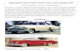Quelques Cabriolets américains des années 50 · 2017. 10. 12. · Quelques Cabriolets américains des années 50 aux « States » on dit « Convertible » Avec leurs routes côtières