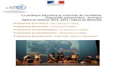 La politique éducative et culturelle de l’académie ...cache.media.education.gouv.fr/file/Patrimoine/08/6/actions_2014-2015_opera_de...Ney ROSAURO: Concerto pour marimba et vibraphone