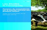 Les études...LES ÉTUDES de FranceAgriMer 2018 / LAIT. /3 Analyser le contexte concurrentiel international et comprendre les forces et faiblesses des filières laitières dans le