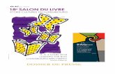 DOSSIER DE PRESSE - CLAE · 2018. 2. 13. · 18e Salon du livre et des cultures du Luxembourg 02/03/04 mars 2018 LuxExpo The Box – Luxembourg-Kirchberg Organisé avec le soutien