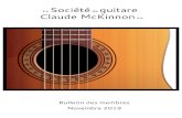 La Société de guitare Claude McKinnon - Nous avons besoin de …societedeguitareclaudemckinnon.com/wp-content/uploads/... · 2019. 12. 21. · 4. Bulletin des membres – La Société