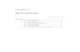 Hydrostatiquepedagotech.inp-toulouse.fr/180714/res/ch1.pdf · 2021. 2. 15. · Hydrostatique Introduction Ce chapitre est un rappel de l’hydrostatique mettant en evidence la d ependance
