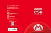 （英語名 Nintendo Co., Ltd.） 報告書発行 2020年6月 （次回予定：2021年 6月 前回：2019年 月） このレポートはCSR活動の要点を簡潔にまとめたダイジェスト版です。CSR活動の詳細は任天堂ホーム