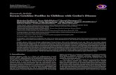 Research Article Serum Cytokine Profiles in Children with ... erent ages of disease onset. 1. Introduction Crohn s disease (CD) is a form of inammatory bowel disease (IBD) a ecting