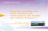 Quelle qualité de l’air autour de l’aéroport du Golfe de Saint ......Quelle qualité de lair autour de laéroport du Golfe de Saint-Tropez ? - Air PACA Page 6 / 25 Le transport
