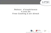 4 ans de Free Cooling à air direct - RESINFO · Jan. Feb. Mar. Apr. Mai. Jun. Jul. Aug. Sep. Oct. Nov. Dec. 18 < T°C  33 2% 25 < T°C