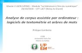 Analyse de corpus assistée par ordinateur : logiciels de …igm.univ-mlv.fr/~gambette/Re20181026.pdf · 2018. 10. 29. · Master 2 LSCN (UPEM) – Module “La littérature à l'ère