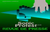 rEVUE DE PrESSE - Sonic Protest · 2019. 12. 23. · festival sonic p rotest 2018 —14ème édition 4 revue de presse annonce festival - 12 j anvier 2018