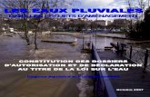 LES EAUX PLUVIALES - DREAL Nouvelle-Aquitaine...Les eaux pluviales sont concernées par diverses législations et réglementations dont, en particulier, le Code civil (principe de