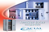 AArmoires fortesrmoires fortes ccoupe-feuoupe-feu · ACF 660 / AC 66 ACF 200 / AC 20 ACF 950 / AC 95 ACF 400 / AC 40 Les armoires fortes coupe-feu offrent une double protection :