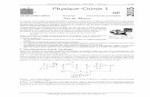 Centrale Physique et Chimie 1 MP 2015 — Énoncé 1 12...Dans ce problème on étudie quelques aspects de la physique et de la chimie dans les ordinateurs, qui ont permis la réalisation