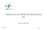 TABLEAUX DE BORD & PROCESSUS RH TABLEAUX DE BORD & PROCESSUS RH Michel METAY Michel METAY V 09 2016.