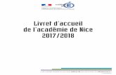Livret d’accueil de l’académie de Nice 2017/2018...Zones rurales L’académie de Nice est composée de deux départements, les Alpes-Maritimes (1.083.312 habitants) et le Var