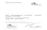 Ville de Luxembourg · 2020. 4. 30. · Ville de Luxembourg PAP « quartier existant » (PAP QE) - partie écrite Sommaire Zeyen+Baumann Page 5 F.1.2 Les terrains à bâtir 157 F.1.3