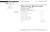 Service Manual - SEM Boutique...SERVICE Whirlpool Europe AWM 8050-F 02.09.2004 / Page 3 Customer Service 8570 075 29200 Doc. No: 4812 722 23258 DONNEES TECHNIQUES Anti-débordement