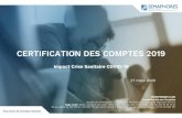 CERTIFICATION DES COMPTES 2019 · 2020. 4. 6. · certification des comptes 2019 impact crise sanitaire covid-19 27 mars 2020 . sommaire covid-19 info sémaphores 27-03-20 2 page