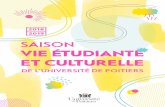 Université de Poitiers - SAISON VIE ÉTUDIANTE ET ......5 du 6 au 30 septembre MA Mois d accueil des étudiant·e·s L université de Poitiers, le Crous de Poitiers et les collectivités
