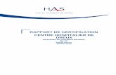 RAPPORT DE CERTIFICATION CENTRE HOSPITALIER DE DREUX · 2020. 3. 13. · Référentiel applicable Exigences du manuel de certification, incluant la réglementation et les éléments