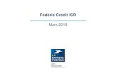 Fédéris Crédit ISR - La Banque Postale AMfocus spécifique sur les nouvelles émissions Calibrage et allocation des budgets de risque, systémiques et spécifiques, exprimés en