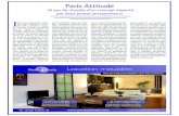 Paris Attitude · 2012. 2. 23. · sont des femmes. Depuis 2007, Paris Attitude a ajouté la vente à ses activités de mise en relation entre propriétaires et locataires. La connaissance
