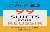 Jean K. Mathieu - It's French Juice! · atteindre leur objectif, à réussir le DELF, à améliorer leur score au TEF, à passer des entretiens avec des universités ou pour travailler