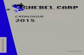 CATALOGUE 2015 - Ghebel Carp...Carp Fishing CATALOGO 2015 18 EXTRUDEUSE AVEC VIS SANS FIN – GMB. EXTRU25 L’ Extrudeuse avec vis sans fin du Ghebel Carp facilite l’extrusion de