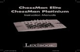 ChessMan Elite ChessMan Platiniumimages.oxybul.com/photo/PDF/313159_a_AN17.pdf8 niveaux de jeu normaux pour joueurs débutants à confirmés avec des temps de réponse allant de 5
