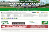 SOCIÉTÉ DES COURSES DE POMPADOUR · 2015. 8. 13. · 1 1 14h30 Ø Prix Marquise de Pompadour - MMA Partenaire G. - Plat - 7 000 € - 2.000 mètres 3500, 1400, 1050, 700, 350 €.