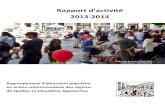 Rapport d’ativitérepac.org/wp-content/uploads/2014/10/Rapport-dactivité-2013-2014.pdfRapport d’ativité 2013-2014 Regroupement d’éduation populaire en action communautaire