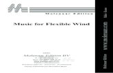 Music for Flexible Wind · PDF file 2016. 7. 14. · Soprano Saxophone/Sopraan saxofoon - 1 2 3. Oboe/Hobo - 1 Cor Anglais/Althobo - 2 F Horn/F Hoorn - 2 Bassoon/Fagot - 3 Baritone
