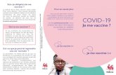 Gestion des Risques | CESI - Décembre 2020 COVID-19 · Un vaccin, à quoi ça sert ? Lorsqu’on tombe malade du fait d’une infection, le système de défense de notre corps, qu’on