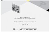 POPULISMUS Interventions No. 3 Thessaloniki May 20151 Stavrakakis, Yannis, « Peuple, populisme et anti-populisme : Le discours politique grec à l’ombre de la crise européenne