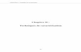 Chapitre II : Techniques de caractérisationcsidoc.insa-lyon.fr/these/2004/el_harrouni/08_chapitre2.pdf · 2005. 3. 30. · CHAPITRE II : Techniques de caractérisation 44 Pour le